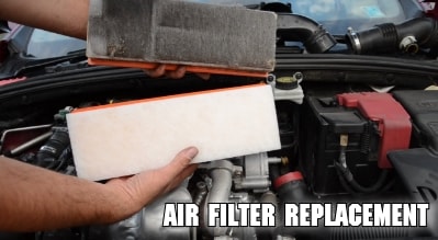 air filter replacement tune-up