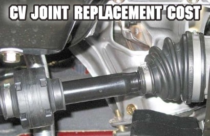 rear universal joint replacement cost